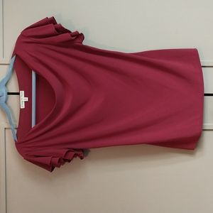 Burgundy dressy top